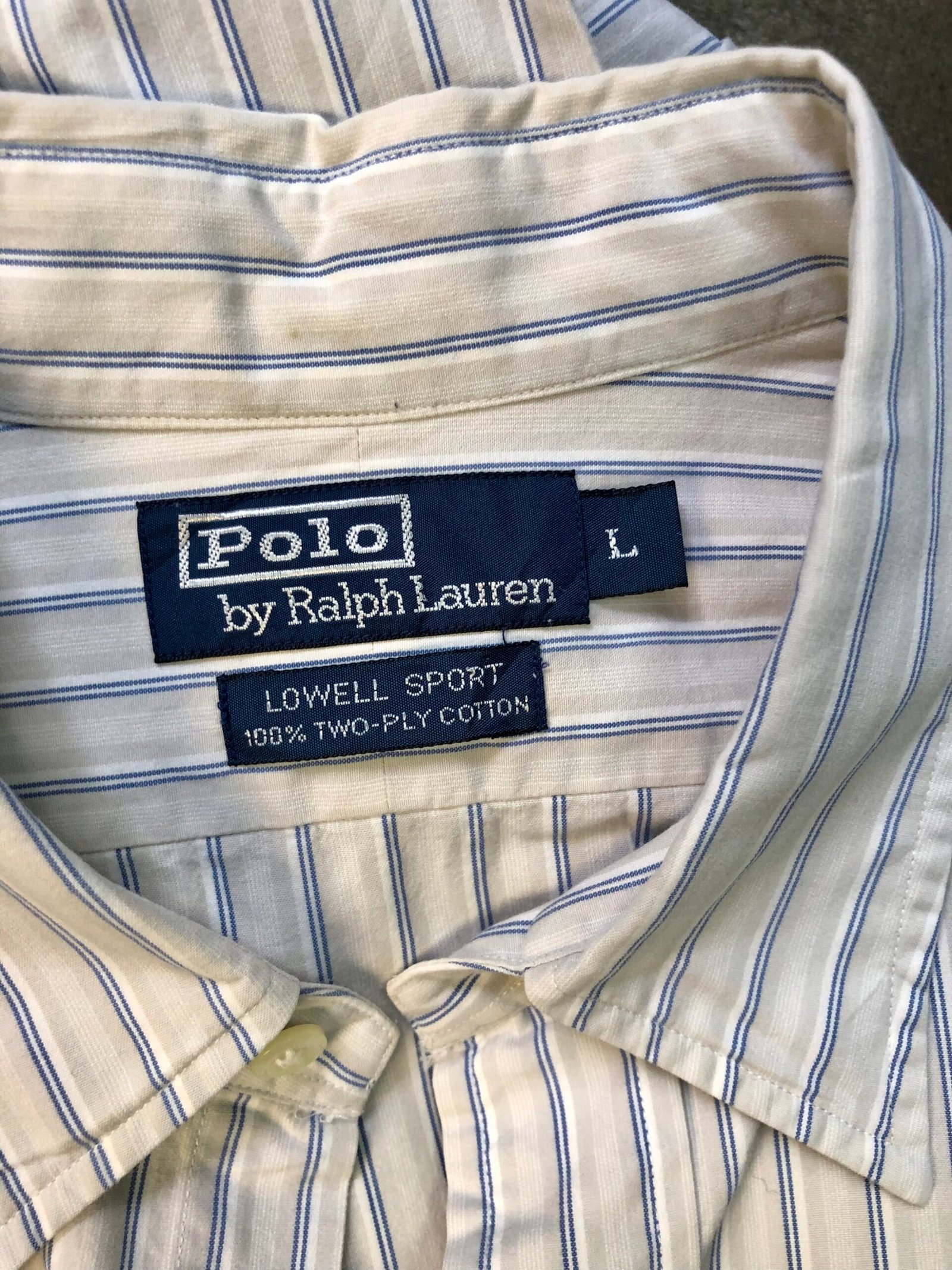 Polo Ralph Lauren Lowell Sport Striped Shirt – photo 7 Polo Ralph Lauren Lowell Sport Striped Shirt, men's L — photo 7