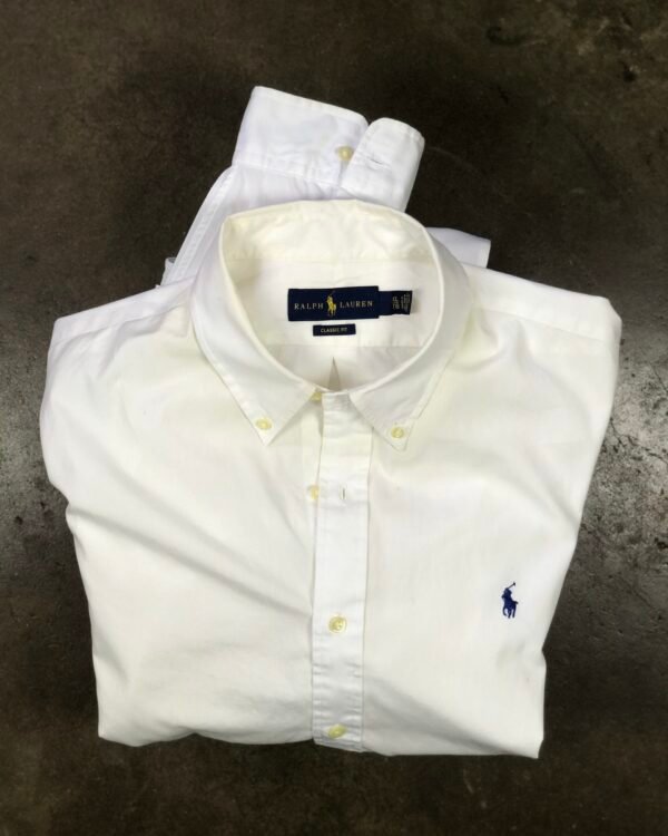 Polo Ralph Lauren White Oxford Shirt, men's — photo 1