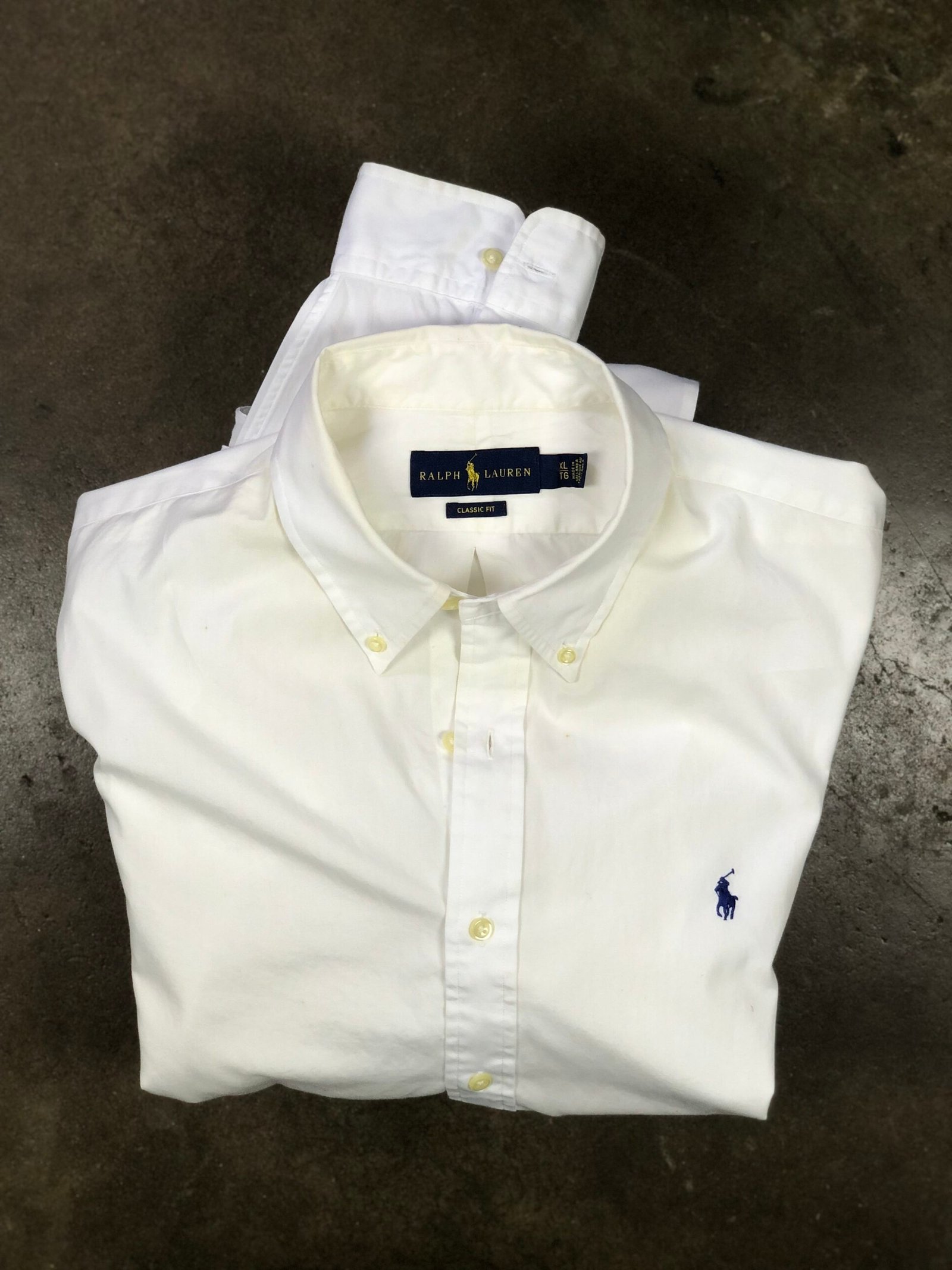 Polo Ralph Lauren White Oxford Shirt – photo 1 Polo Ralph Lauren White Oxford Shirt, men's — photo 1