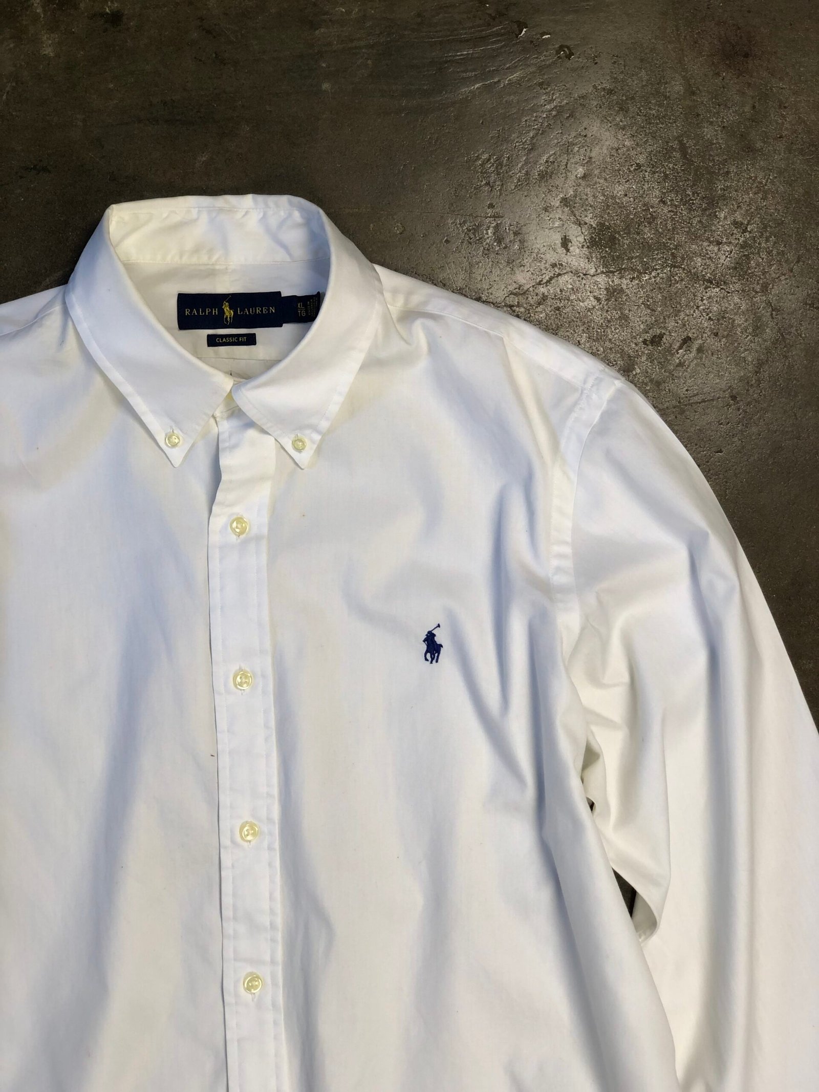 Polo Ralph Lauren White Oxford Shirt – photo 4 Polo Ralph Lauren White Oxford Shirt, men's — photo 4