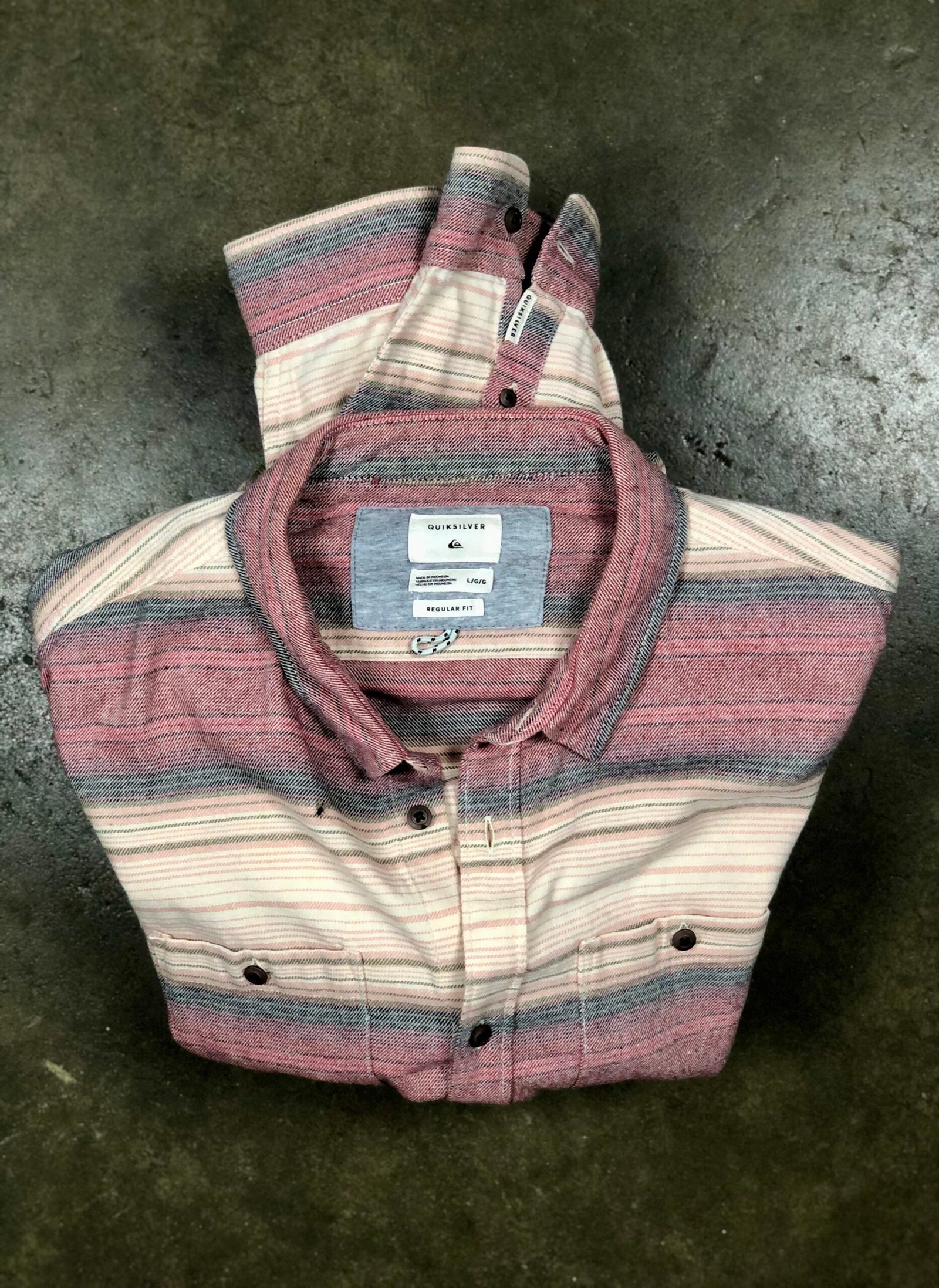 Quiksilver Inca stripe flannel shirt – photo 1 Quiksilver Inca stripe flannel shirt, men's XL — photo 1