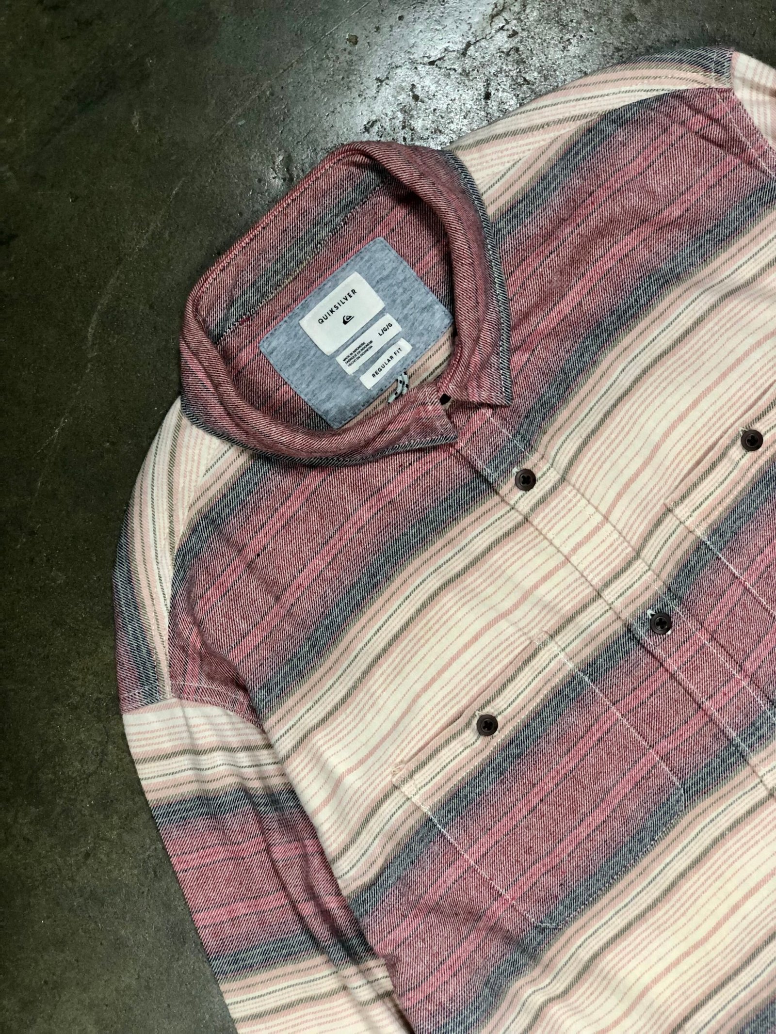 Quiksilver Inca stripe flannel shirt – photo 10 Quiksilver Inca stripe flannel shirt, men's XL — photo 10