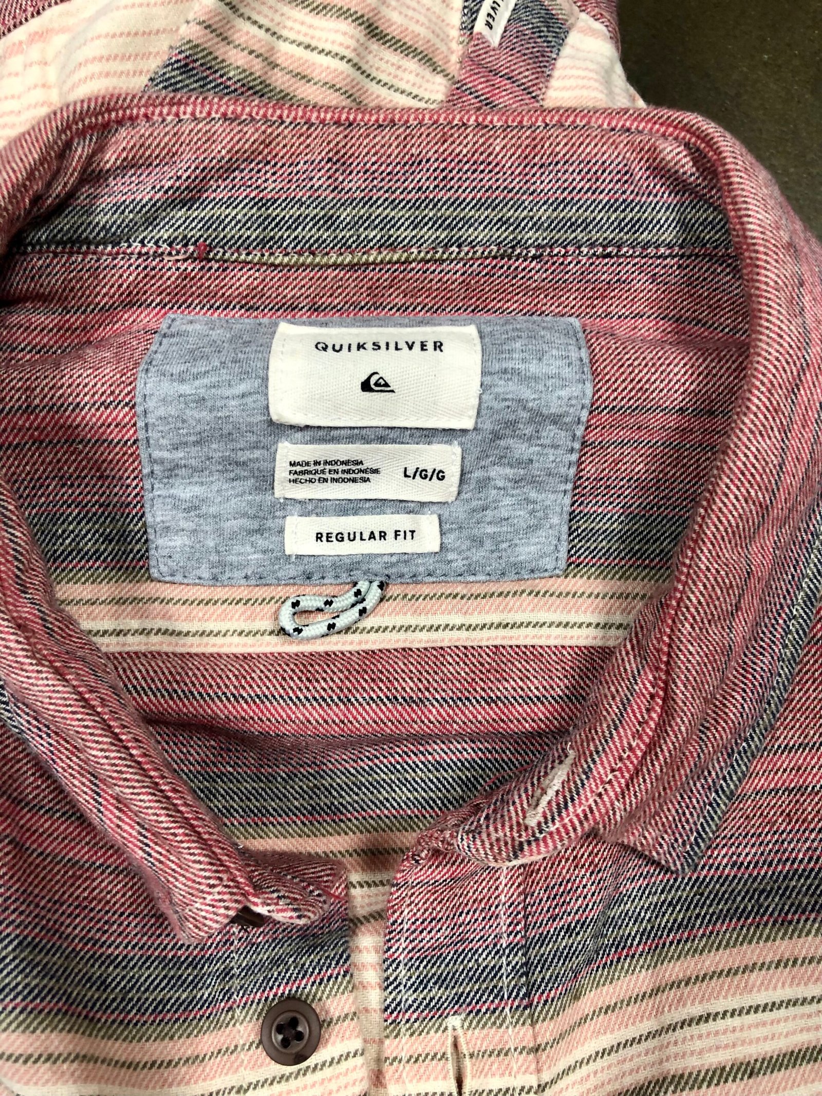 Quiksilver Inca stripe flannel shirt – photo 4 Quiksilver Inca stripe flannel shirt, men's XL — photo 4