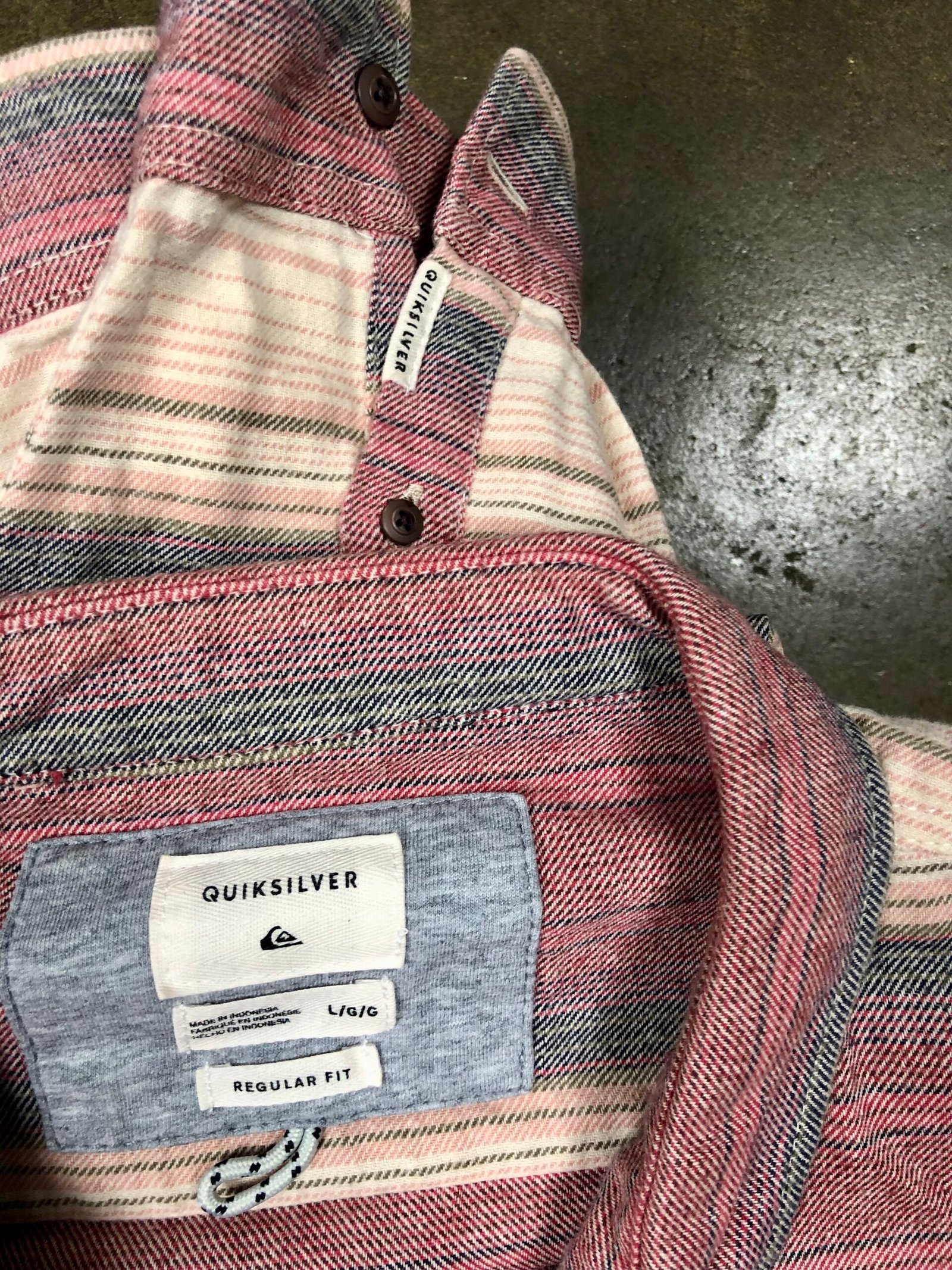 Quiksilver Inca stripe flannel shirt – photo 5 Quiksilver Inca stripe flannel shirt, men's XL — photo 5