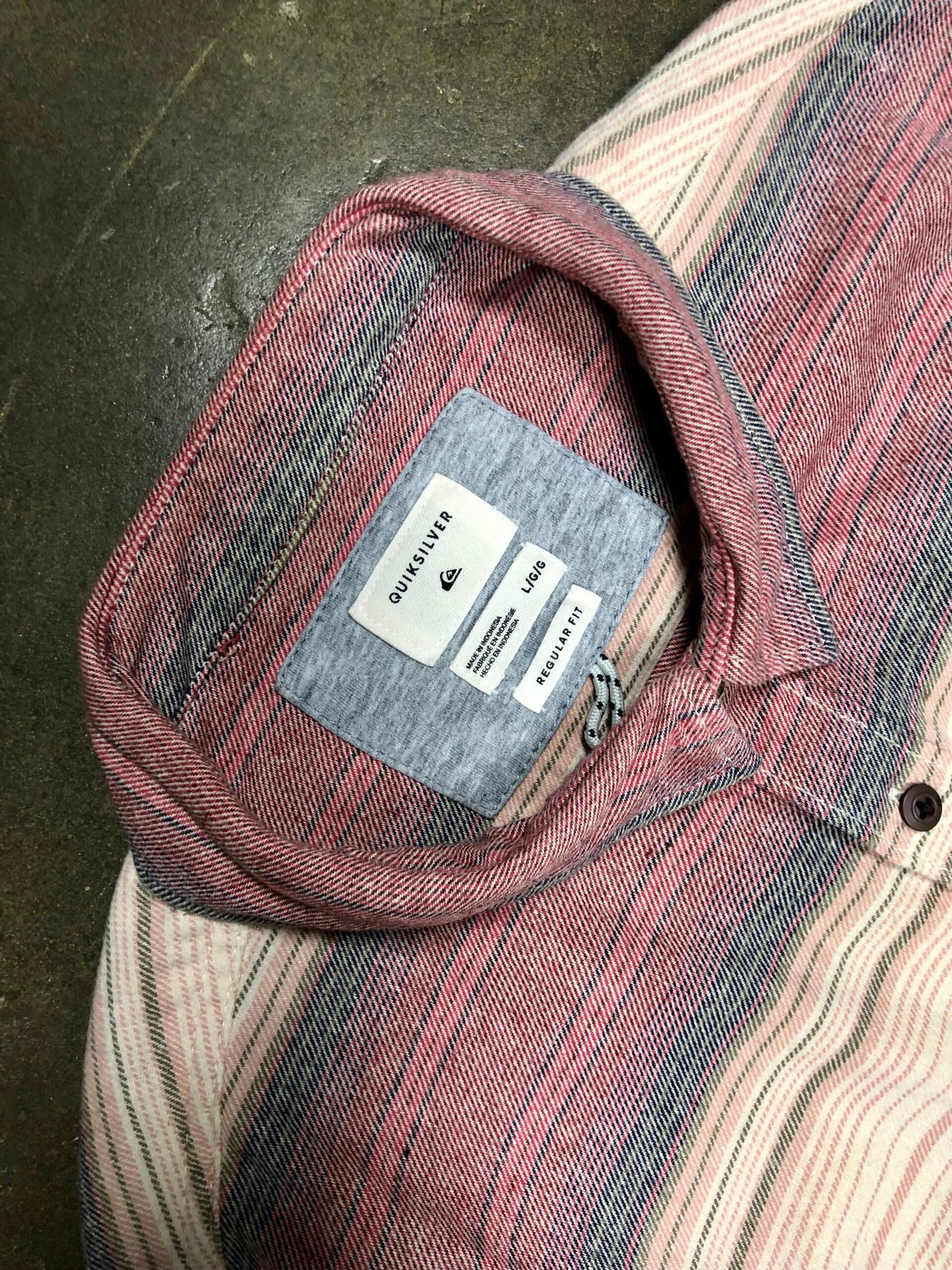 Quiksilver Inca stripe flannel shirt – photo 6 Quiksilver Inca stripe flannel shirt, men's XL — photo 6