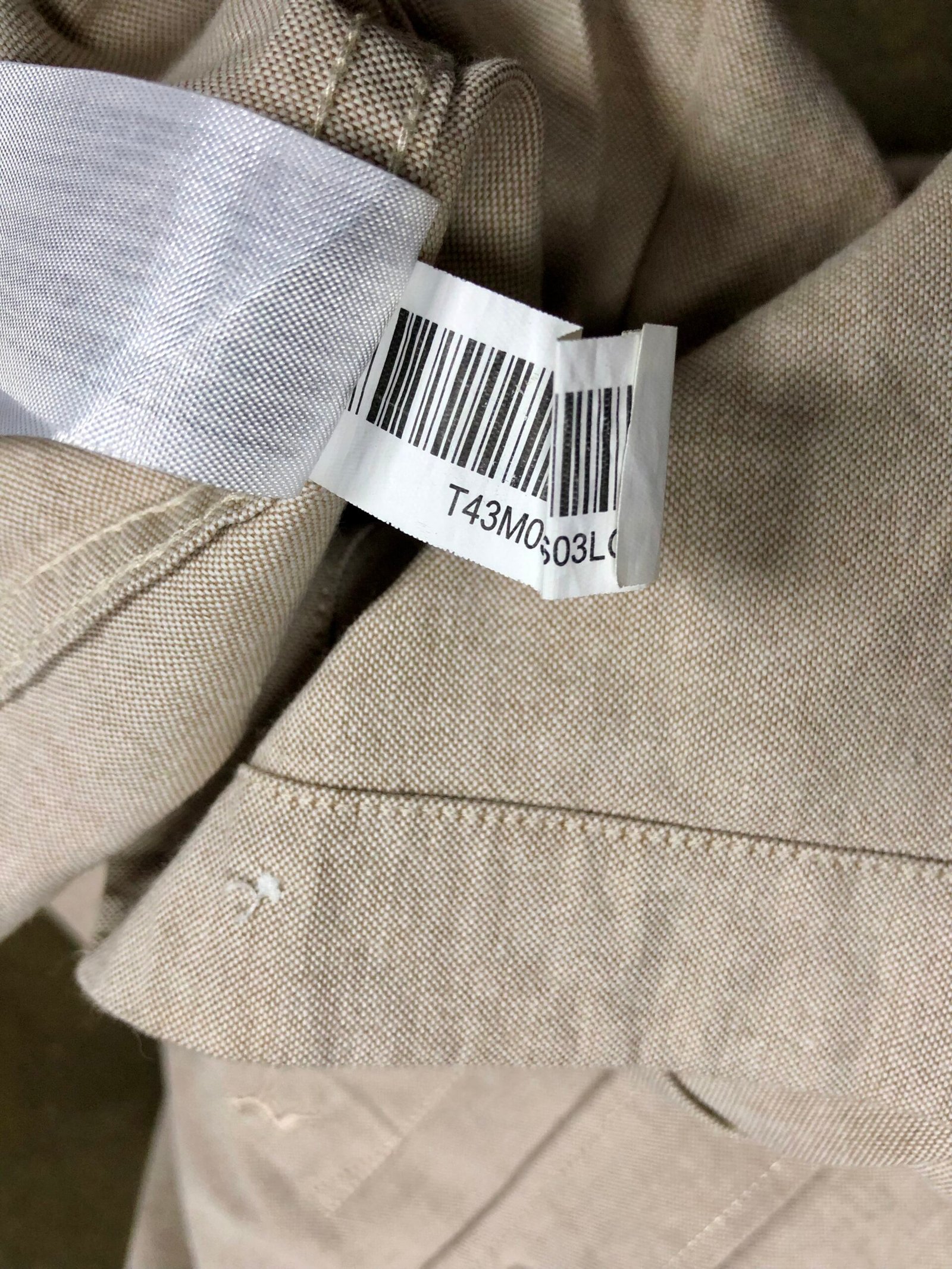 Sacoor Brothers beige Oxford shirt – photo 12 Sacoor Brothers beige Oxford shirt, men's S — photo 12