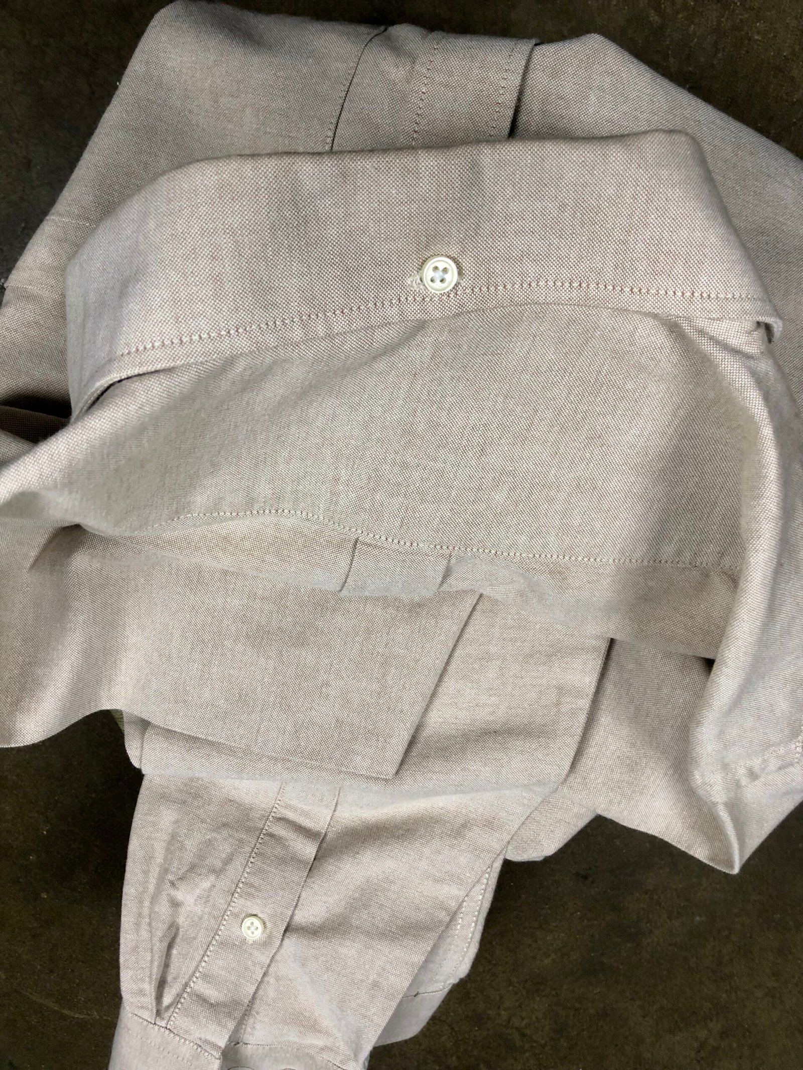 Sacoor Brothers beige Oxford shirt – photo 14 Sacoor Brothers beige Oxford shirt, men's S — photo 14