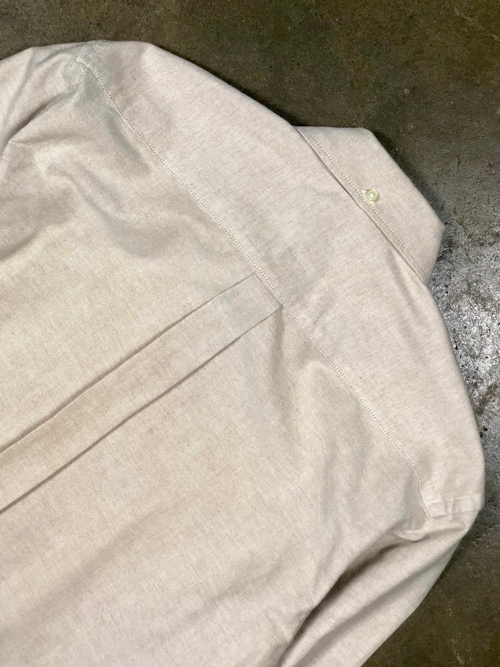 Sacoor Brothers beige Oxford shirt – photo 19 Sacoor Brothers beige Oxford shirt, men's S — photo 19