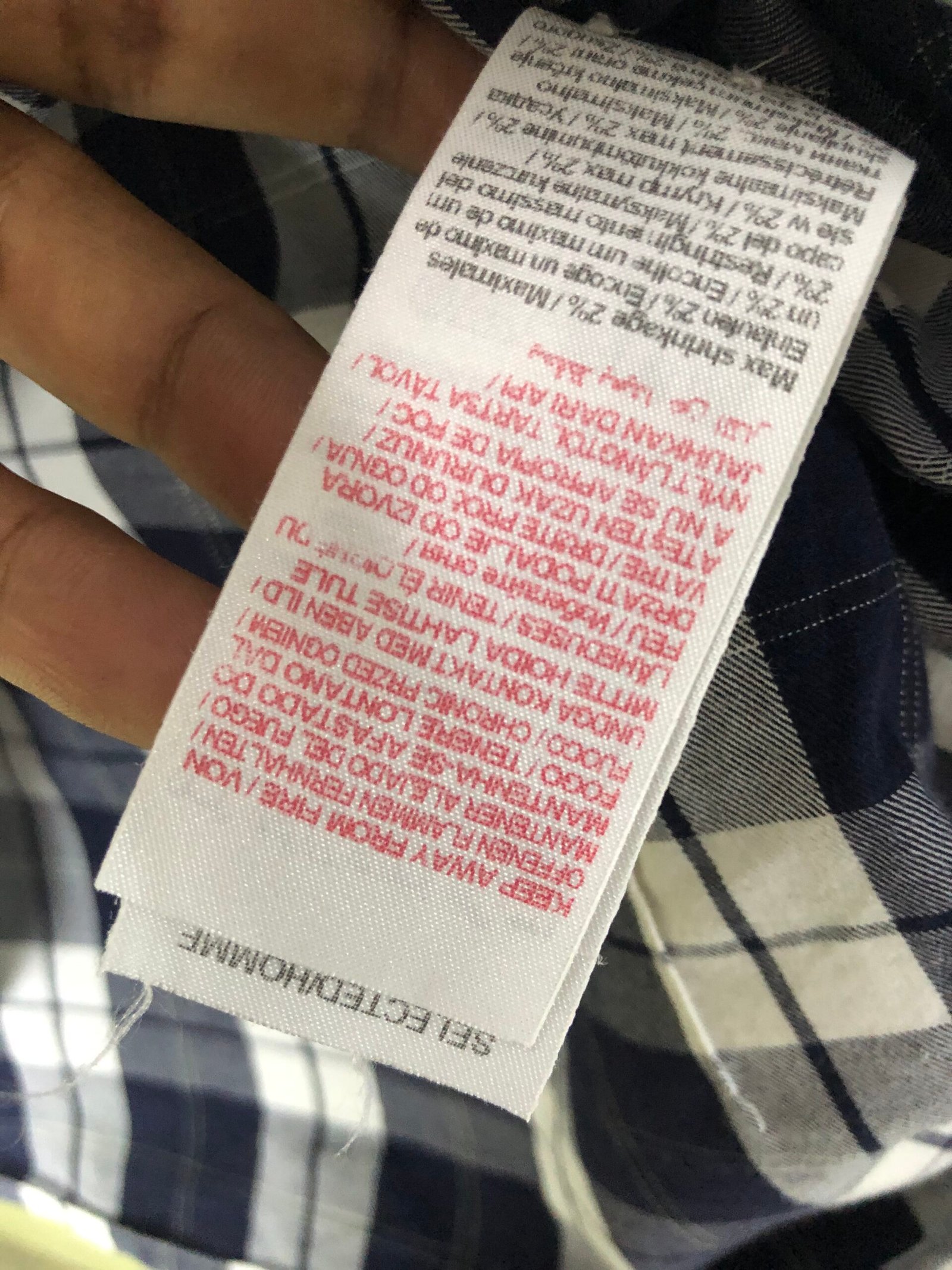 Selected Homme Navy Check Shirt – photo 18 Selected Homme Navy Check Shirt, men's — photo 18