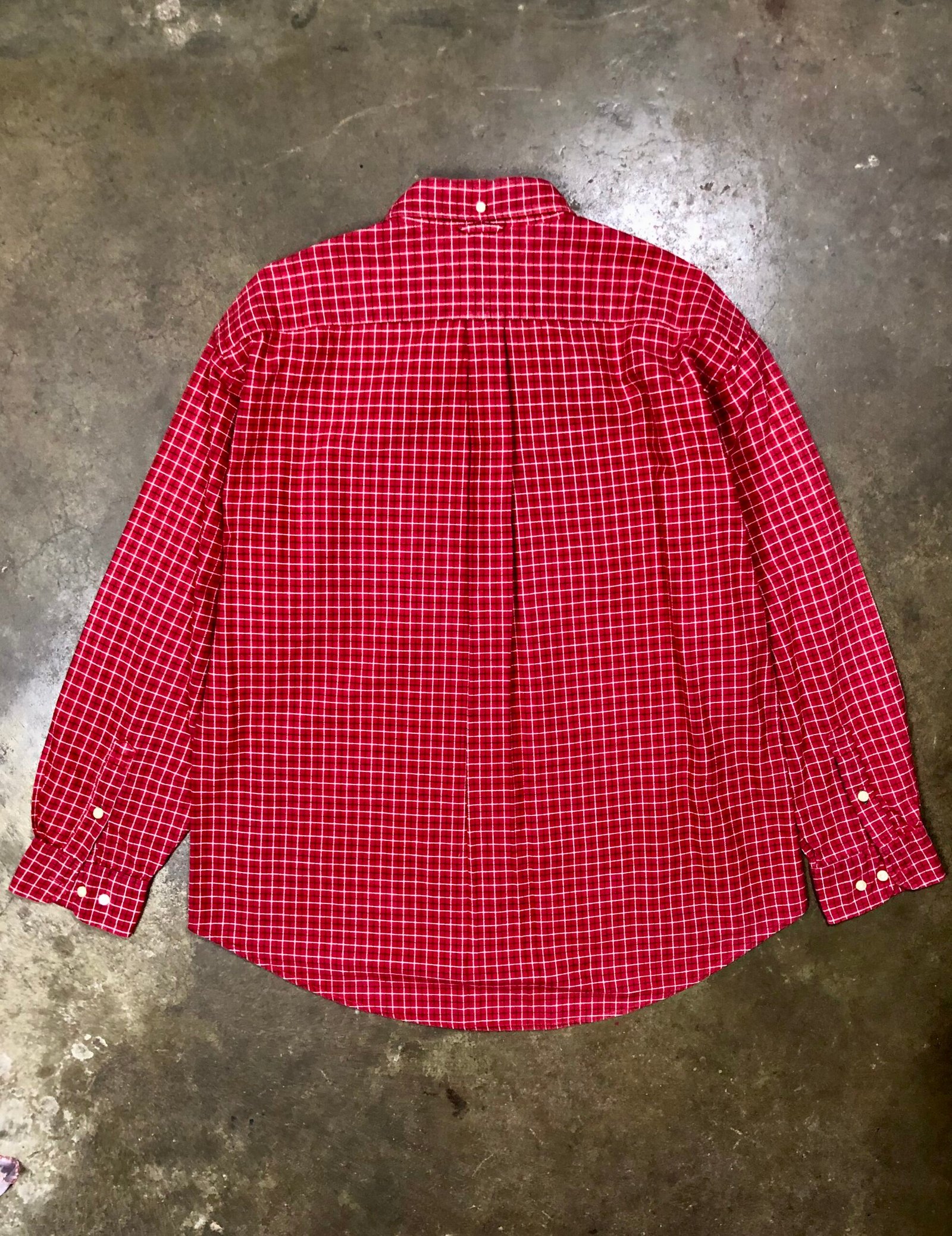 Tommy Hilfiger Red & Black Tattersall Check Cotton Shirt – photo 15 Tommy Hilfiger Red & Black Tattersall Check Cotton Shirt — photo 15