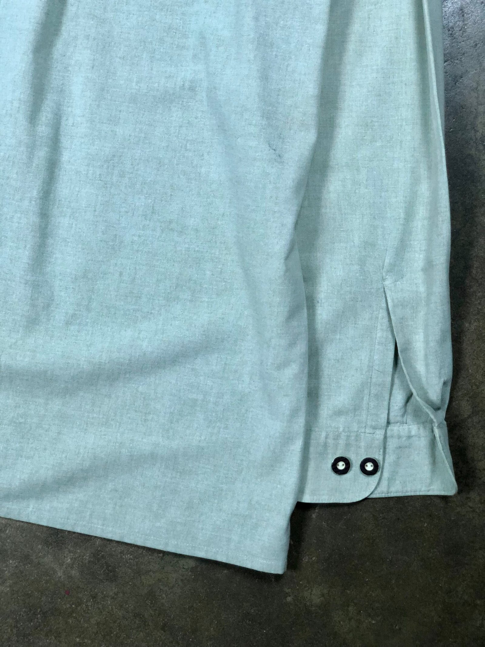 Vintage Angelo Litrico Embroidered Folk-Style Shirt – Sage Green Melange – photo 12 Vintage Angelo Litrico Embroidered Folk-Style Shirt – Sage Green Melange — photo 12