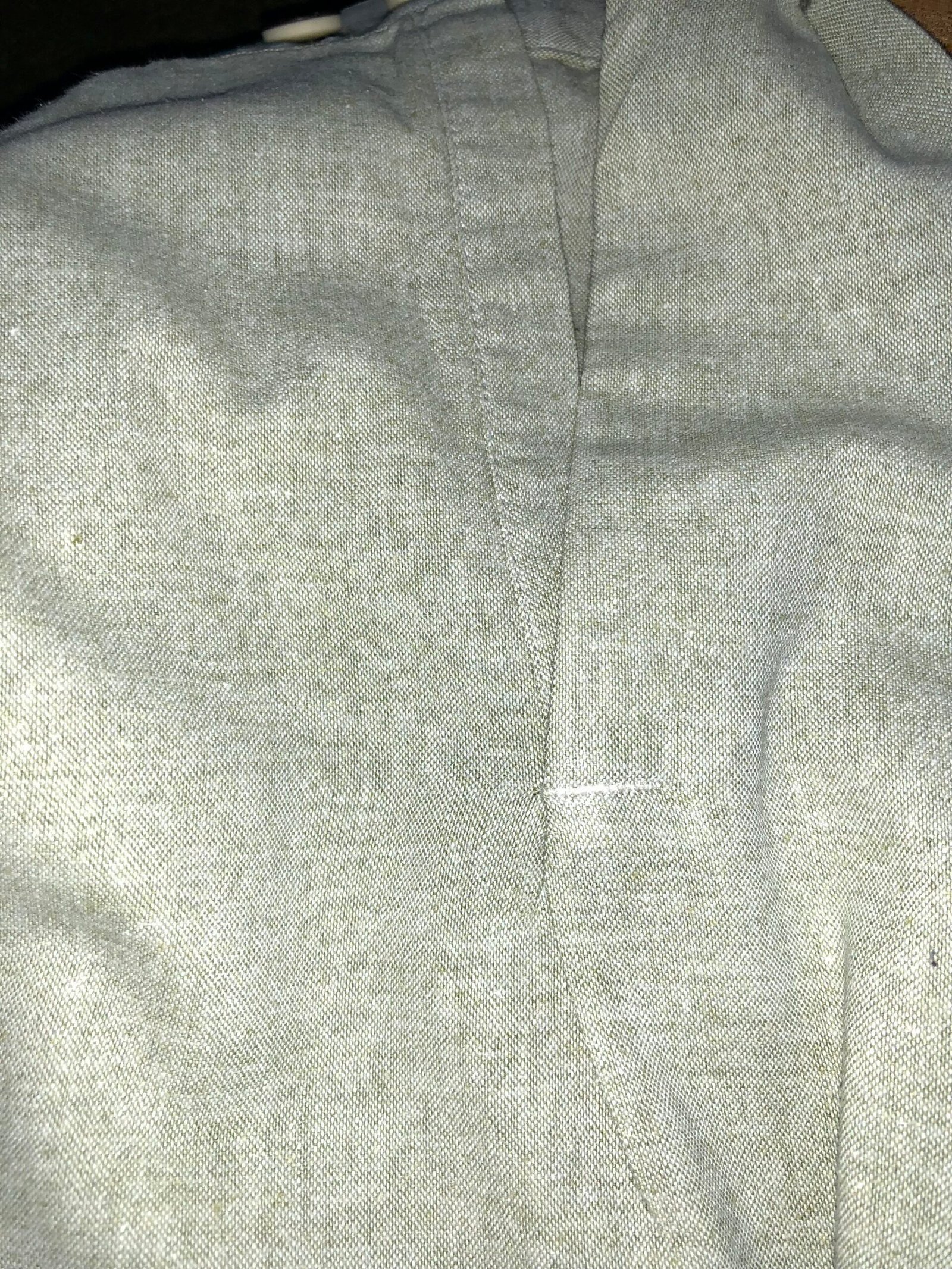 Vintage Angelo Litrico Embroidered Folk-Style Shirt – Sage Green Melange – photo 3 Vintage Angelo Litrico Embroidered Folk-Style Shirt – Sage Green Melange — photo 3
