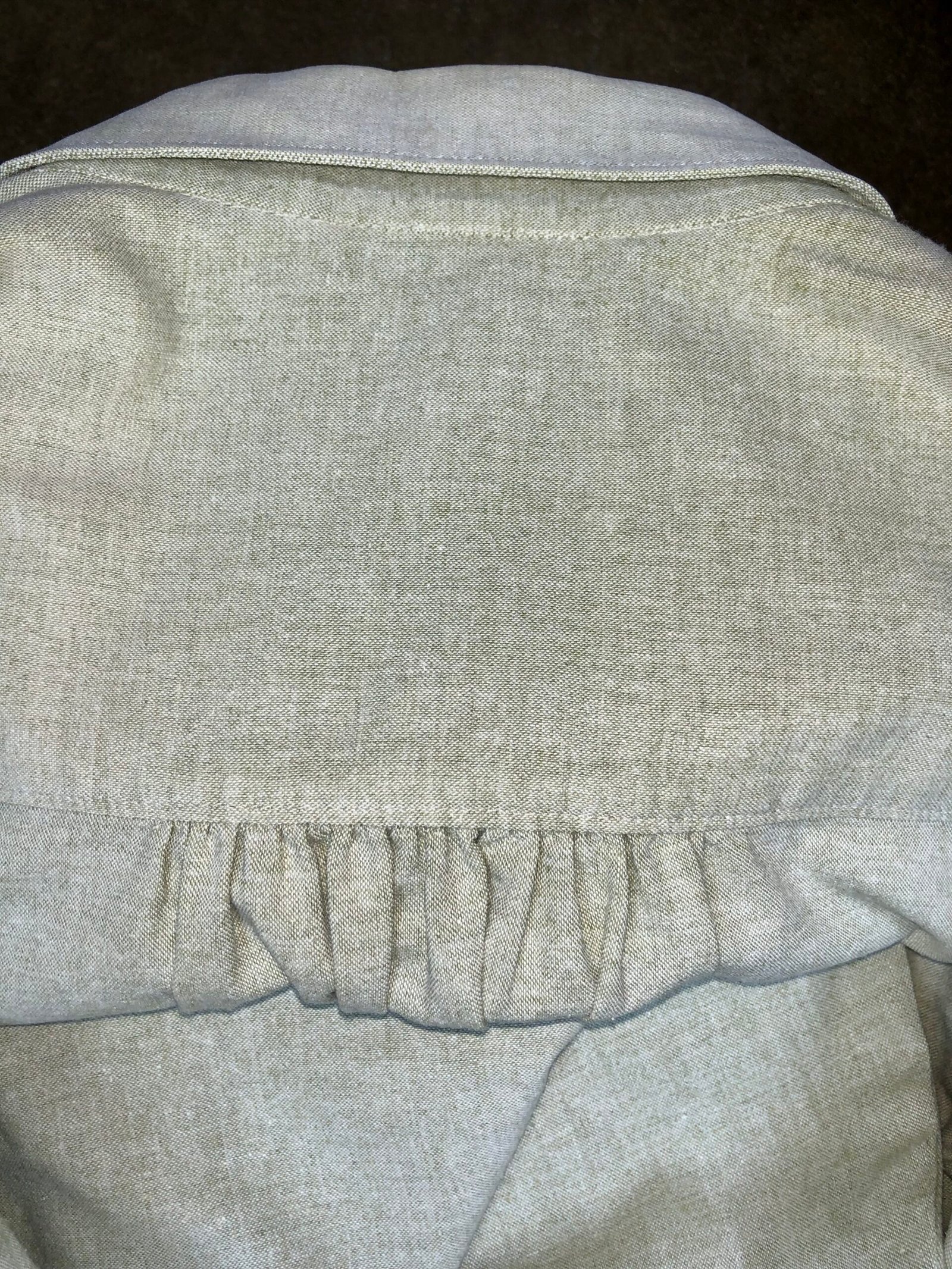 Vintage Angelo Litrico Embroidered Folk-Style Shirt – Sage Green Melange – photo 4 Vintage Angelo Litrico Embroidered Folk-Style Shirt – Sage Green Melange — photo 4