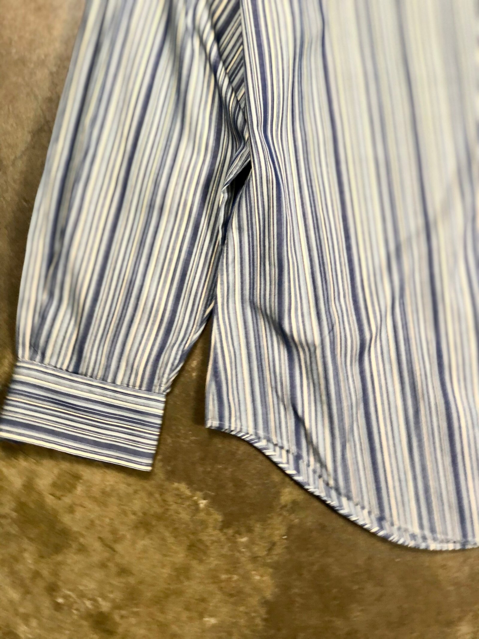 Vintage Polo Ralph Lauren Philip Banker Stripe Shirt – photo 10 Vintage Polo Ralph Lauren Philip Banker Stripe Shirt, men's 16½ 34/35 — photo 10