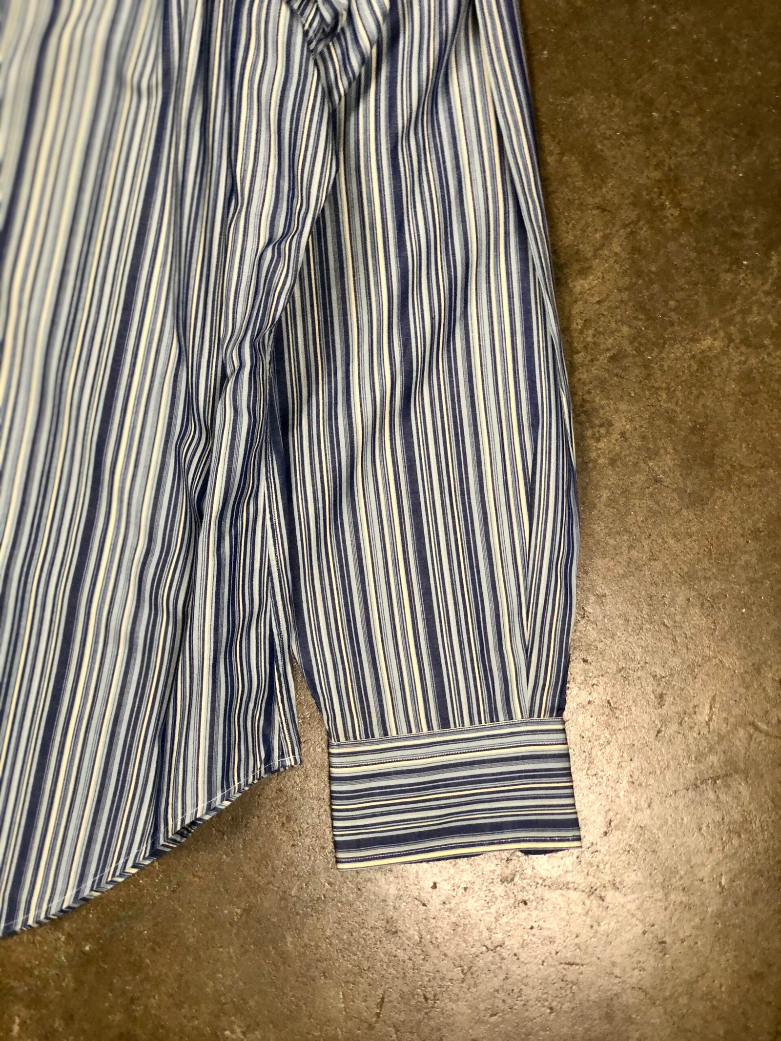 Vintage Polo Ralph Lauren Philip Banker Stripe Shirt – photo 11 Vintage Polo Ralph Lauren Philip Banker Stripe Shirt, men's 16½ 34/35 — photo 11