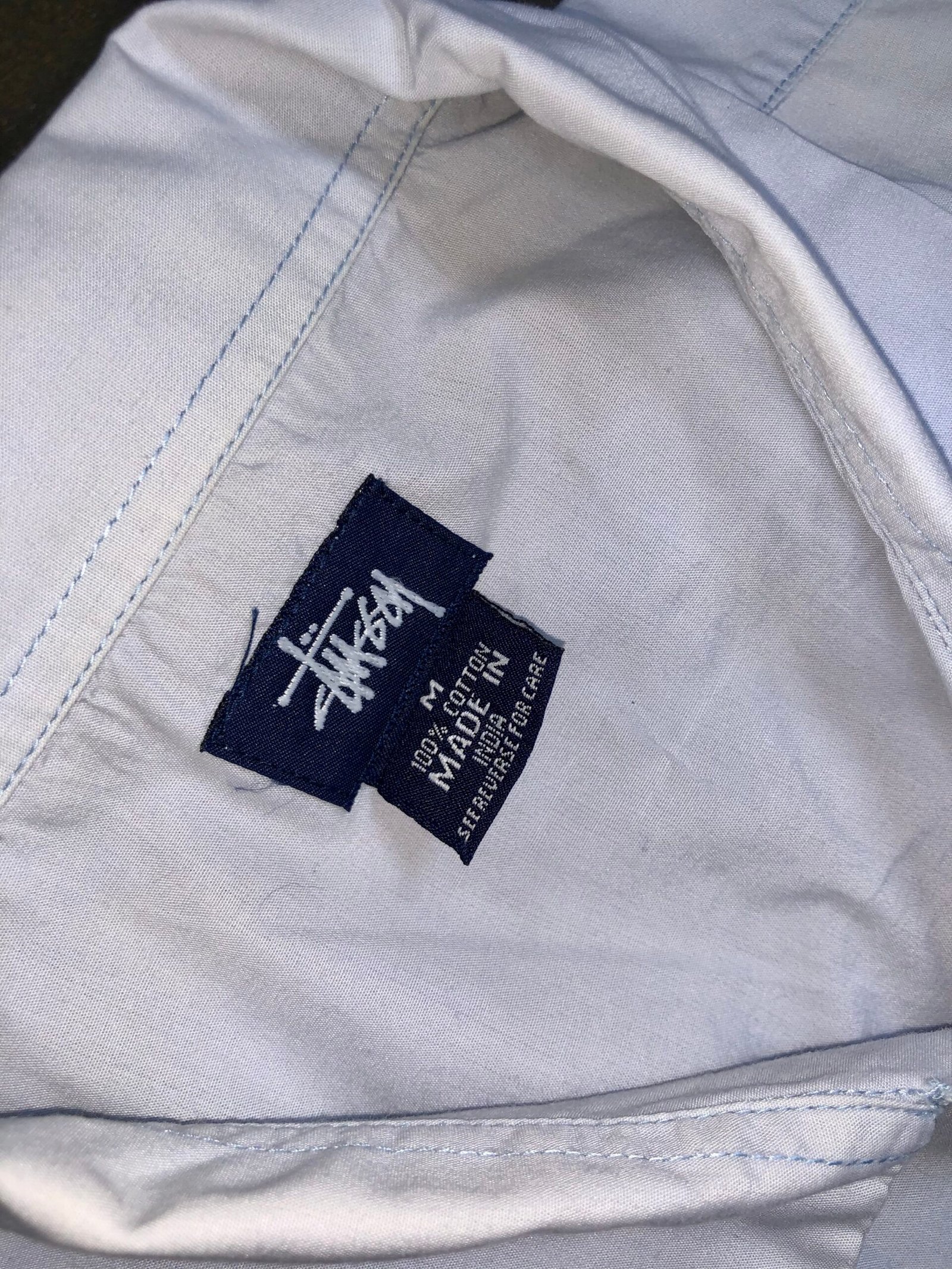 Vintage Stüssy embroidered cranes shirt – photo 3 Vintage Stüssy embroidered cranes shirt, men's L — photo 3
